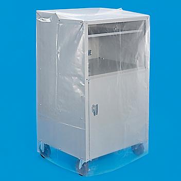 28 x 24 x 60" 3 Mil Gusseted Poly Bags S-16599