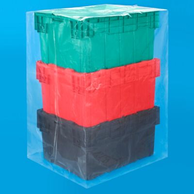 30 x 26 x 60" 3 Mil Gusseted Poly Bags S-16600