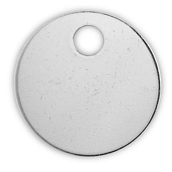 Round Tags - Stainless Steel, 1", Blank S-16607