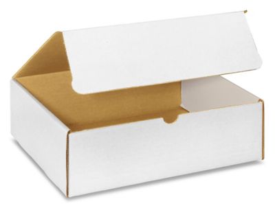 Boîtes de carton ondulé – 14 x 10 x 10 po, blanc S-16457 - Uline