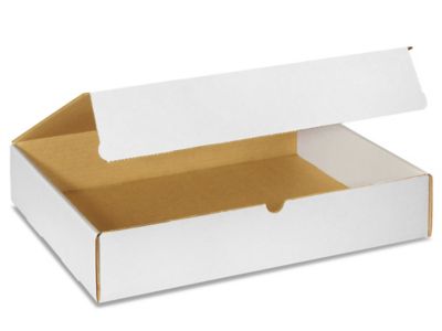 16 x 12 x 3" White Literature Mailers S-16661