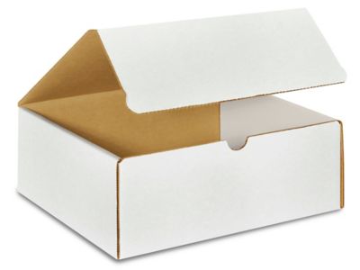 10 1/4 x 8 1/4 x 4" White Literature Mailers S-16667
