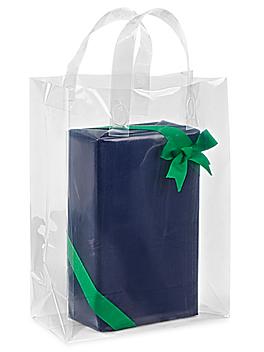 Clear Shopper Bags - 10 x 5 x 13" S-16691