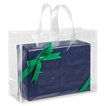 Clear Shopper Bags - 16 x 6 x 12" S-16692