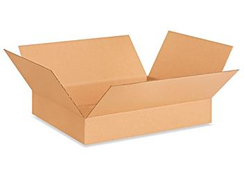 Boîtes de carton ondulé S-16763 – 24 x 20 x 4 po