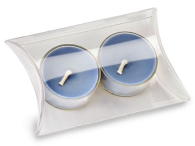 Crystal Clear Pillow Boxes with Optional Hanger