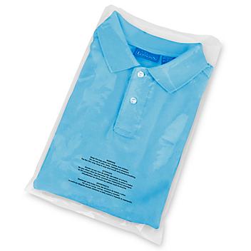 Open End Suffocation Warning Bags - 2 Mil, 10 x 15" S-16787