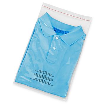 Resealable Suffocation Warning Bags - 1.5 Mil, 10 x 15" S-16791