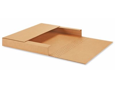 17 1/8 x 14 1/8 x 2" Kraft Easy-Fold Mailers S-168