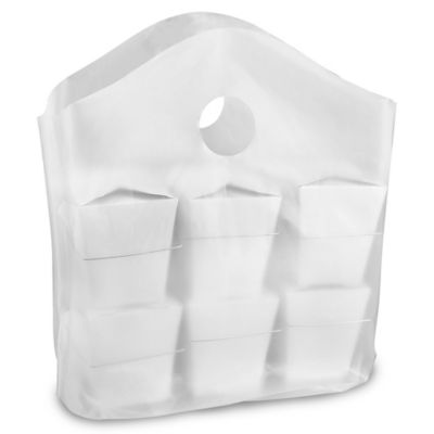  Gusseted Take-Out Bags - 2 Mil, 12 x 11 x 4"