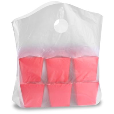  Gusseted Take-Out Bags - 2.25 Mil, 22 x 18 x 8"