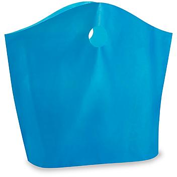 Gusseted Take-Out Bags - 2.25 Mil, 22 x 18 x 8", Blue S-16809BLU