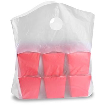 Gusseted Take-Out Bags - 2.25 Mil, 22 x 18 x 8", Clear S-16809C