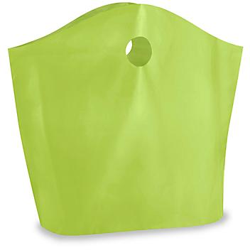 Gusseted Take-Out Bags - 2.25 Mil, 22 x 18 x 8", Lime S-16809LIME