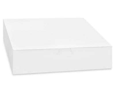 Cake Boxes - 10 x 10 x 2 1/2", White S-16812