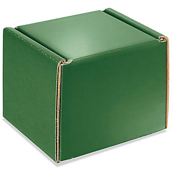 Colored Mailers - 4 x 4 x 4", Green S-16840G