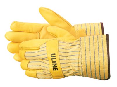 Deluxe Leather Palm Gloves Large S16851L Uline