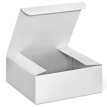 Gift Boxes - 5 x 5 x 2", White Gloss S-16853