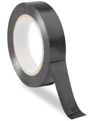 Uline Industrial Vinyl Safety Tape - 1" x 36 yds, Black S-16860