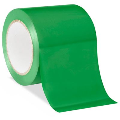 Uline Industrial Vinyl Safety Tape - 4" x 36 yds, Green S-16865