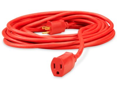 All Purpose Extension Cord - 25', Red S-16889 - Uline