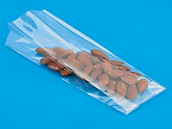 Gusseted Cellophane Bags - 2 1/2 x 1 1/4 x 7 1/2" S-16899