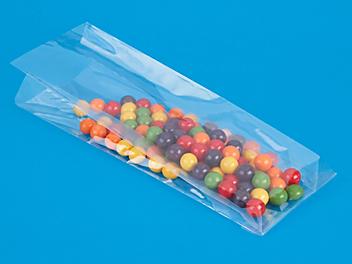 Gusseted Cellophane Bags - 3 1/2 x 2 1/4 x 9 3/4" S-16900