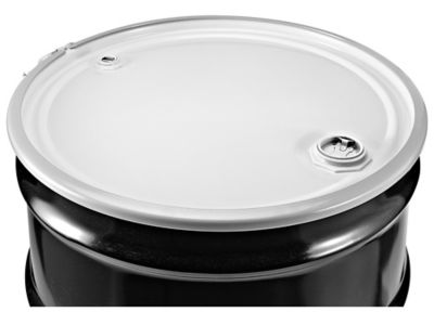 Steel Drum with Lid - 55 Gallon, Open Top, Lined S-16913 - Uline