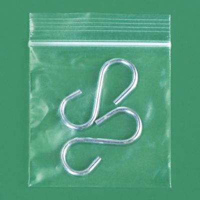 2 x 3 x 2 mil Clear Eco-Friendly Poly Ziplock Bags