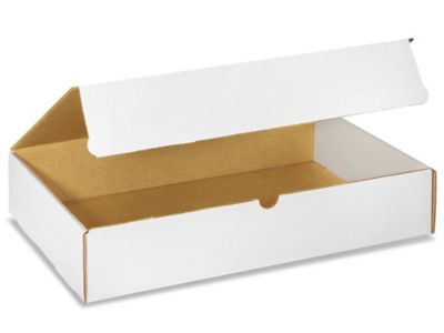 16 x 10 x 3" White Literature Mailers S-16945