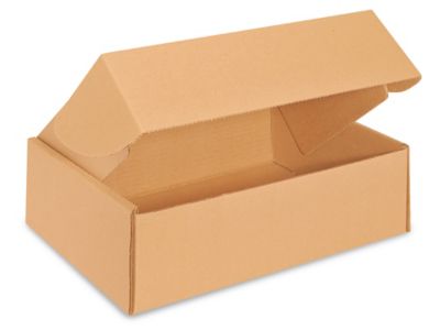 12 1/8 x 9 1/4 x 4" Kraft Tab Locking Literature Mailers S-16952