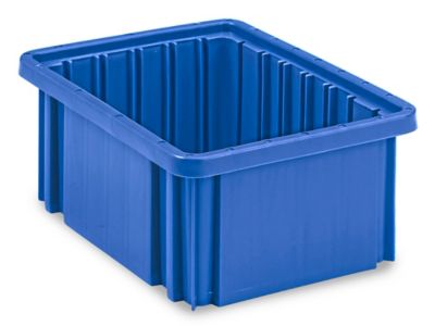 Dial Industries 2006381 10.75 x 7 x 3.75 in. Storage Bin with Dividers,  Clear
