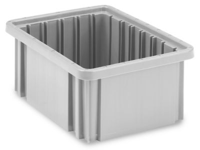 Divider Box - 20 x 15 x 8, Gray S-16978GR - Uline