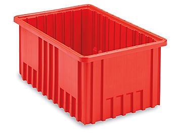 Divider Box - 15 x 9 x 8", Red S-16977R