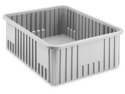 Divider Box - 20 x 15 x 8, Gray S-16978GR - Uline