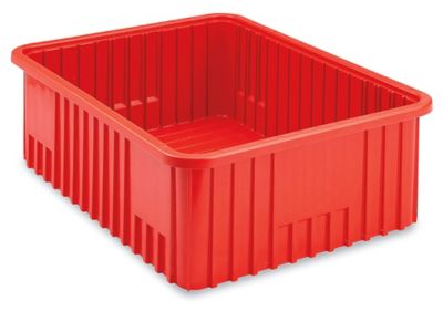 Divider Box - 20 x 15 x 8, Red S-16978R - Uline