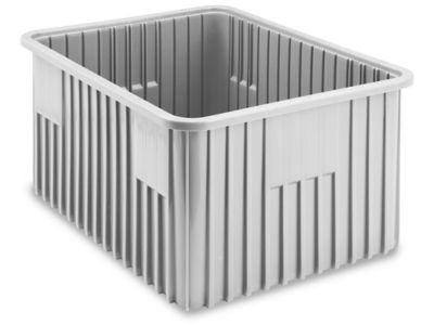 Divider Box - 20 x 15 x 12, Gray S-16979GR - Uline