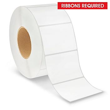 Industrial Thermal Transfer Labels - 3 1/2 x 2 1/2", Ribbons Required S-16994