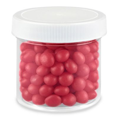 Clear Round Wide-Mouth Plastic Jars Bulk Pack - 3 oz