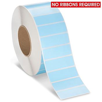 Industrial Direct Thermal Labels - Blue, 3 x 1" S-17064BLU