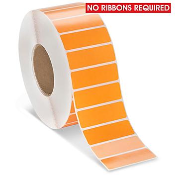 Industrial Direct Thermal Labels - Orange, 3 x 1" S-17064O