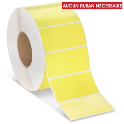 Industrial Direct Thermal Labels - Yellow, 4 x 2" S-17066Y