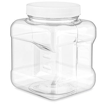 Plastic Grip Jars - 16 oz S-17075
