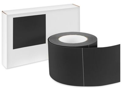 Blank Inventory Rectangle Labels - Black, 4 x 4" S-17079BL