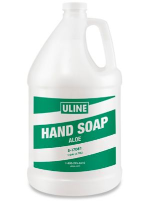 Uline – Savon à mains à l'aloès – 3,8 l, S-17081