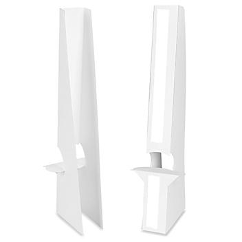 Easel Backs - 18", Double Wing, White S-17090W
