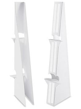 Easel Backs - 36", Double Wing, White S-17091W