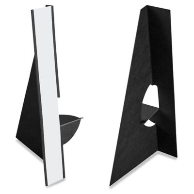 Easel Backs - 9", Single Wing, Black S-17093BL