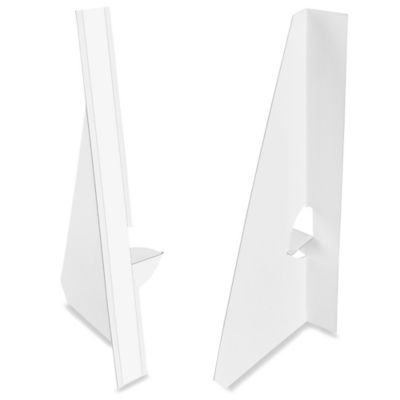 Easel Backs - 15", Single Wing, White S-17095W