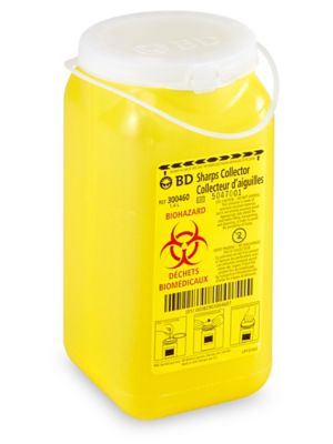 Sharps Container - 2 Gallon S-22218 - Uline